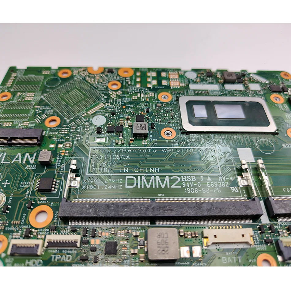 Dell Inspiron 5488 5480 5580 메인보드 17859-1 0CF3X3 i3 i5 i7 8/10th Gen 940MX 2G 노트북 마더보드 전체 테스트됨 5482 5588