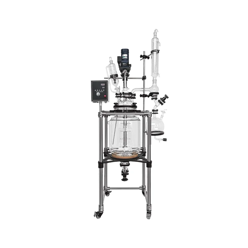 

Double Glass Laboratory High Temperature Stirring Heating Interlayer Decompression Synthesis Purification Distillation