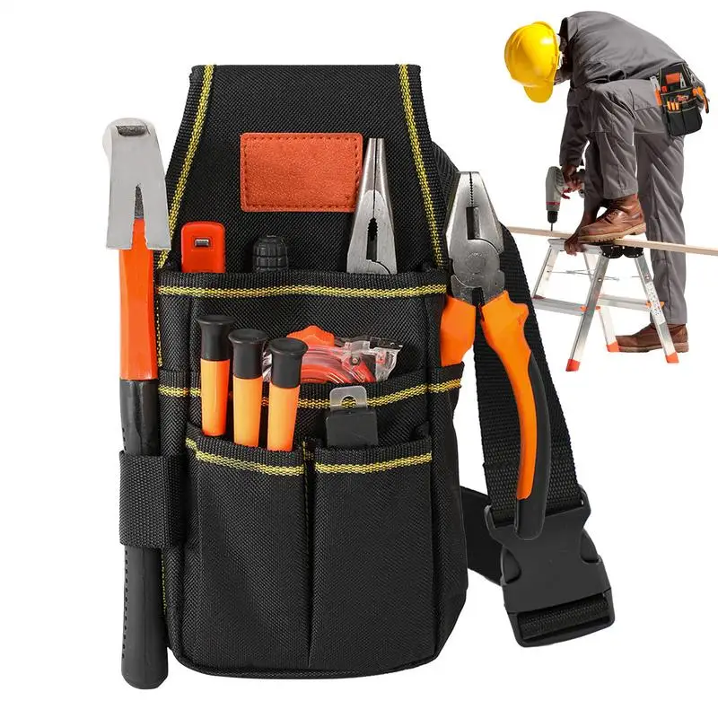 

Tool Bags For Electricians Utility Belt Tool Holder Bag Waterproof Adjustable Thicken Organizer For Work Automotive Repair