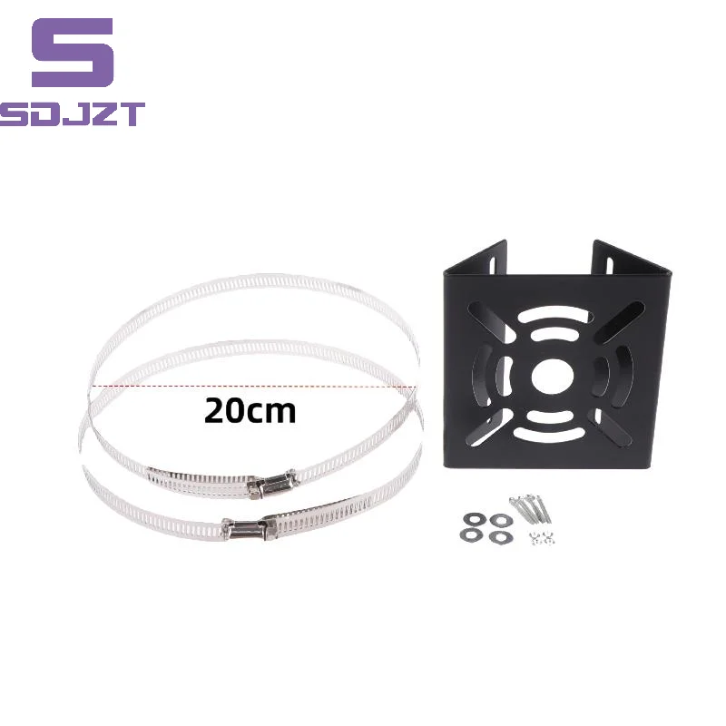 1Set Universal Pole Mount Bracket Adjustable Column Holder For Camera Monitoring Installation Support