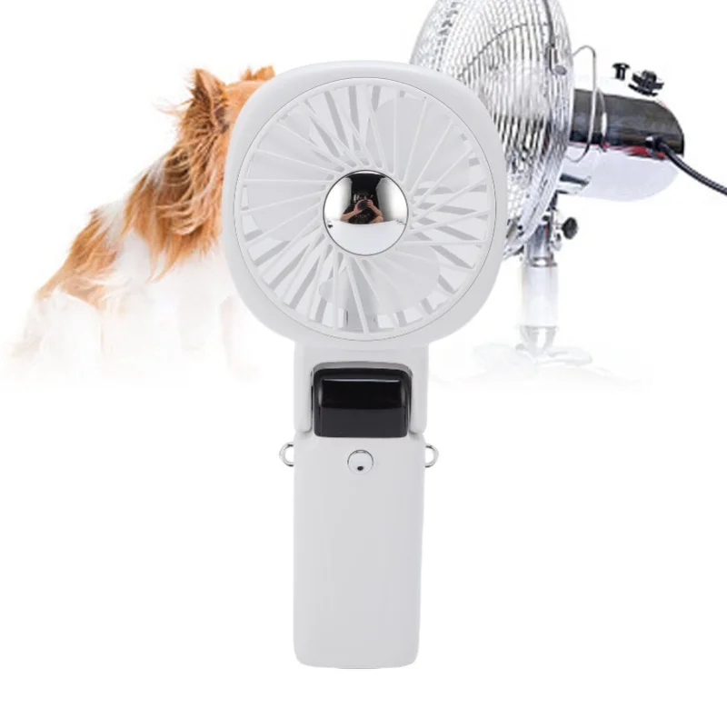 Silent Portable Handheld USB Fan Neck Hanging Design with Power Bank Function for Desktop Outdoor Travel Cooling