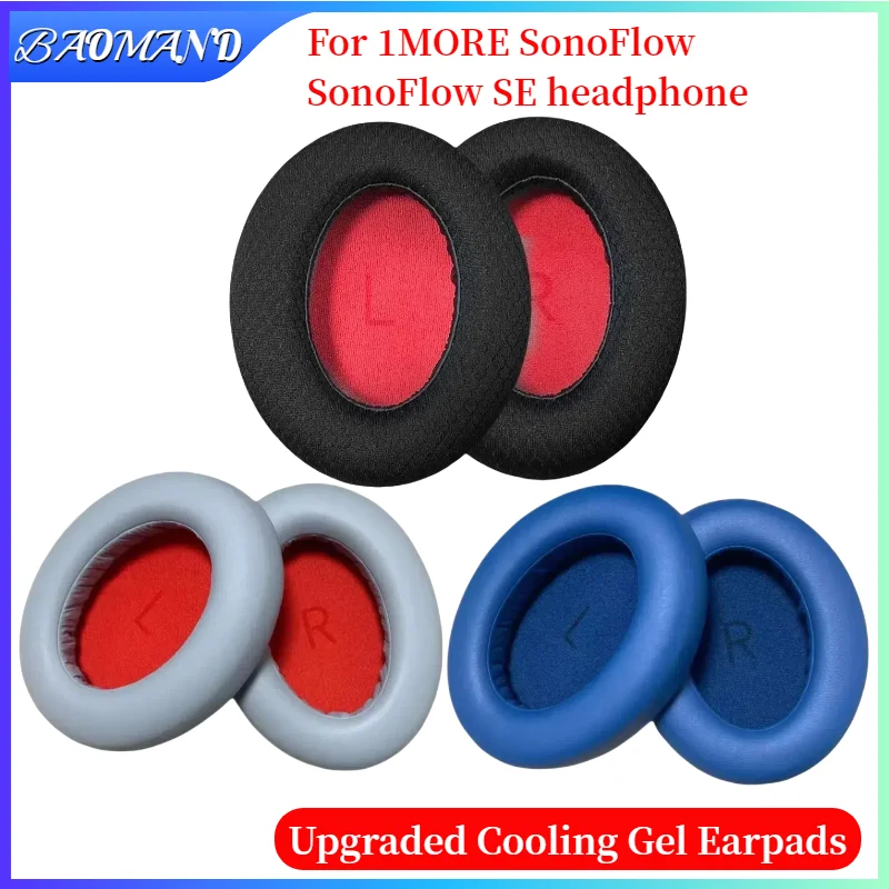 

Replacement Earpads for 1MORE SonoFlow SonoFlow SE Headphones Earmuff Ear Cushion Pads