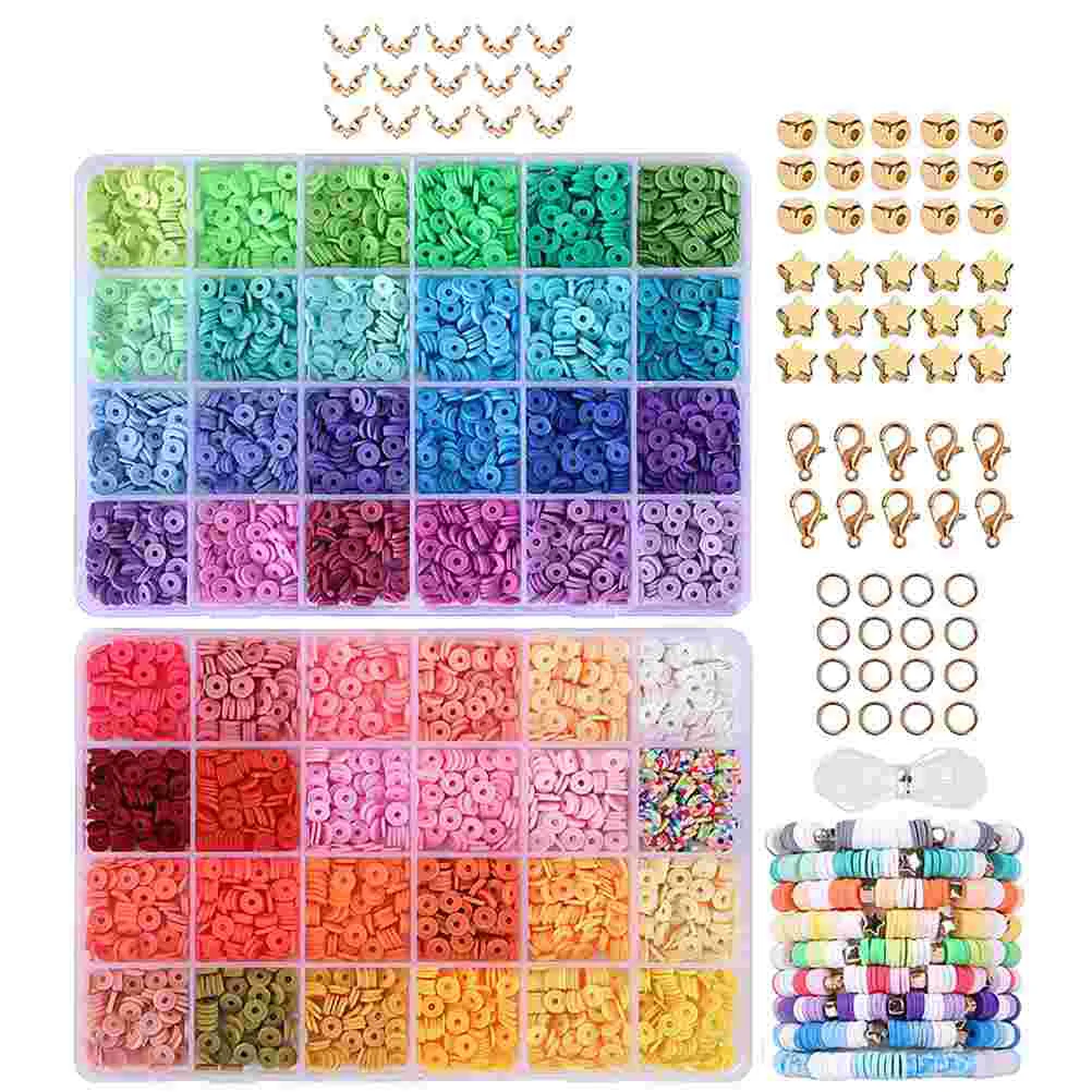 Shell Necklace Accessories for Beads to Make Bracelets Kit Hair Braids Girls Kits Crafts Clay Waist Beading Things Stuff Making