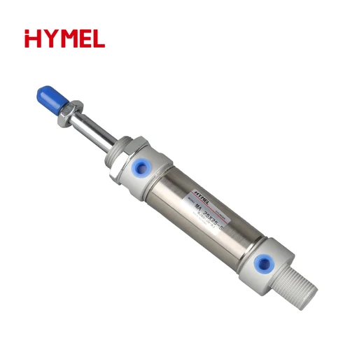 Imagen 2 del producto Cilindro neumático de doble acción tipo MA de acero inoxidable con imán, 16/20/25/32/40mm de diámetro, 25/50/75/100/125/150/175mm de carrera