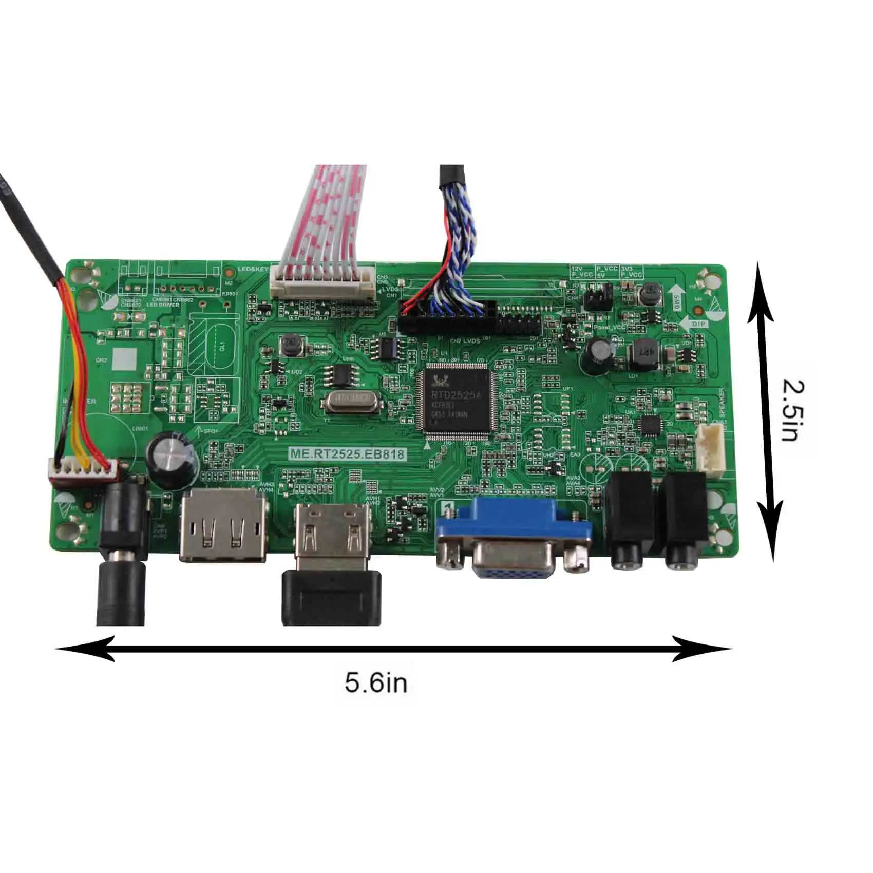 15,6 "AC156GA01 1366X768 промышленный ЖК-экран HD-MI USB LCD DriverBoard