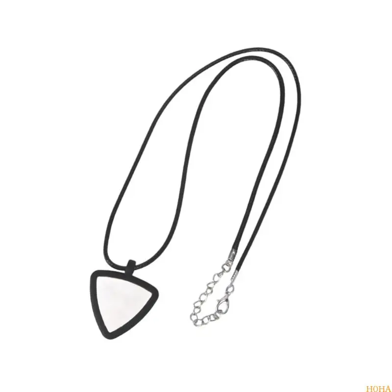 n0ha سيليكون الغيتار الملحق قلادة القلب يختار حامل قلادة قلادة #5