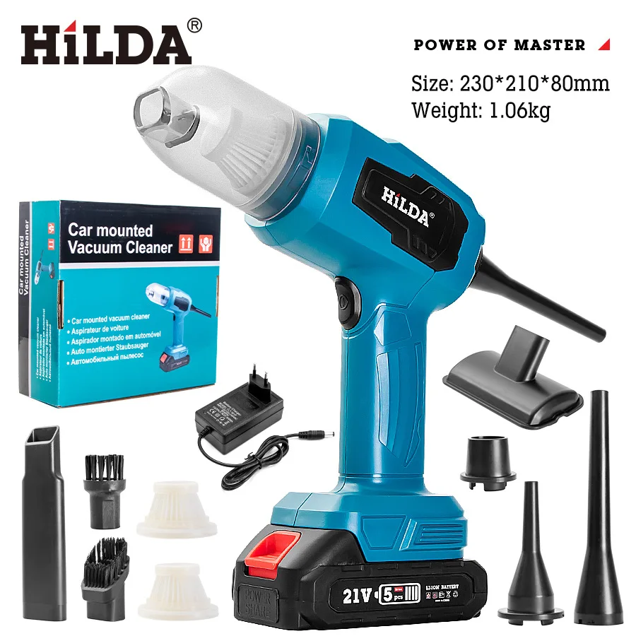 مكنسة كهربائية منزلية لاسلكية صغيرة ببطارية ليثيوم شفط قوي