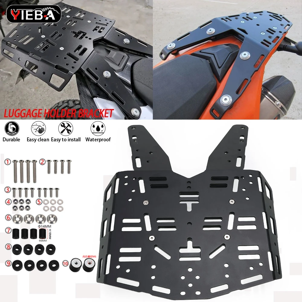 

Rear Luggage Bracket For KTM 690 ENDURO R / SMC-R 2019 2020 2021 2022 2023 Seat Rack Carrier Plate Shelf Cargo Tail Case Bracket