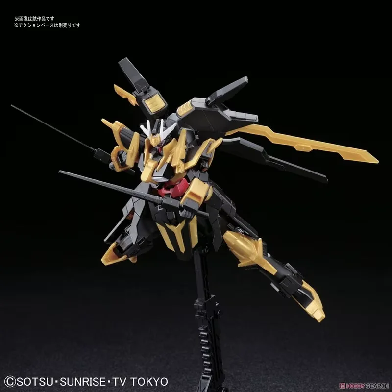 Bandai-Figura de ação genuína, Gundam SCHWARZITTER ACTION FIGURE, HGBF, Coleções originais, Presentes, 1: 144