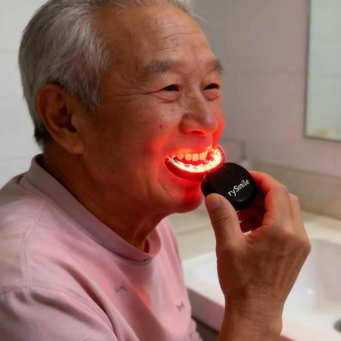 Red/Blue LED Light Therapy Device for Immediate Oral Relief of Tooth Pain, Gum Sensitivity & Swelling