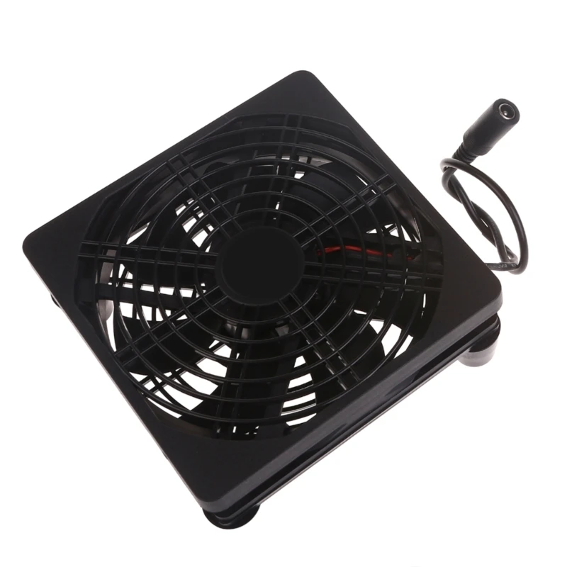 12CM Computer Fan AC110V 220V DC3V-12V 2000RPM Adjustable Speed Large Air Flow Air Blower 12x12x5mm for Modem TV Box