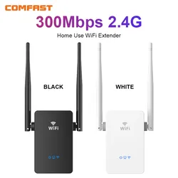 300Mbps 2.4G WiFi Repeater WiFi Extender 802.11b/g/n Home Roteador 2*5dBi Antenna Wireless Signal Range Amplifier Booster WPS