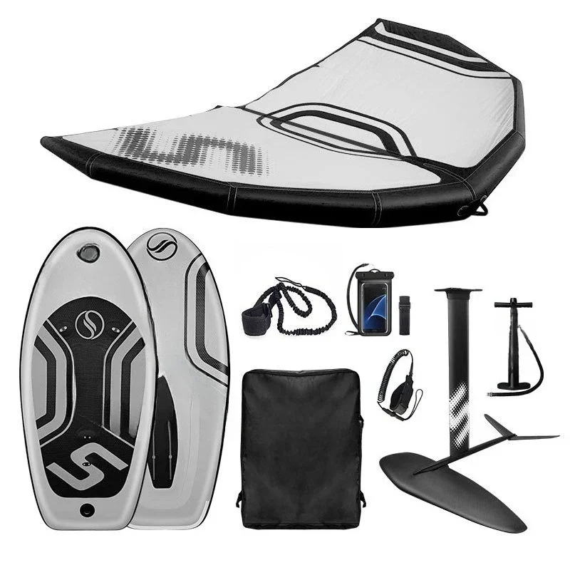 Outdoor Equipment Unpowered High Speed Wind Wing Ski Surf Skateboard Set