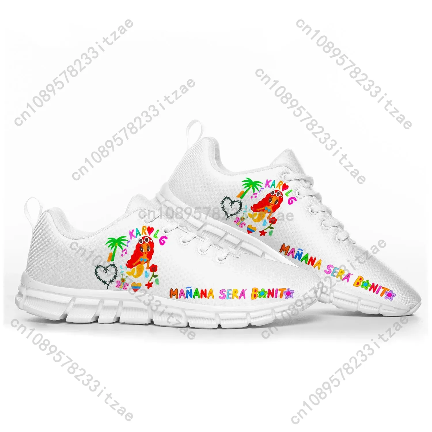 Mañana Será Bonito Karol G Pop Sports Shoes Mens Womens Teenager Kids Children Sneakers Casual Custom High Quality Couple Shoes