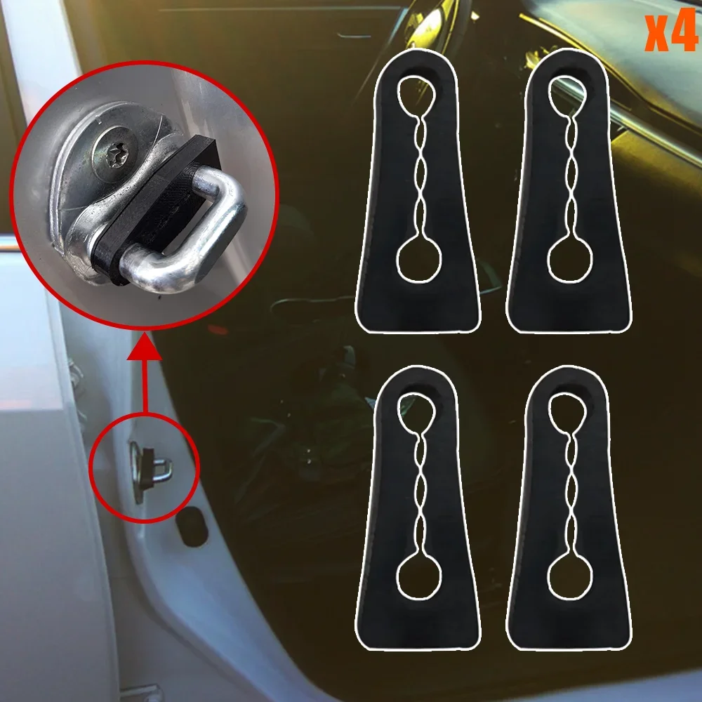 Car Shock Absorber Gasket Door Shockproof Sound Insulation Cushion Universal Thickened Anti Collision Noise Reduction Pads