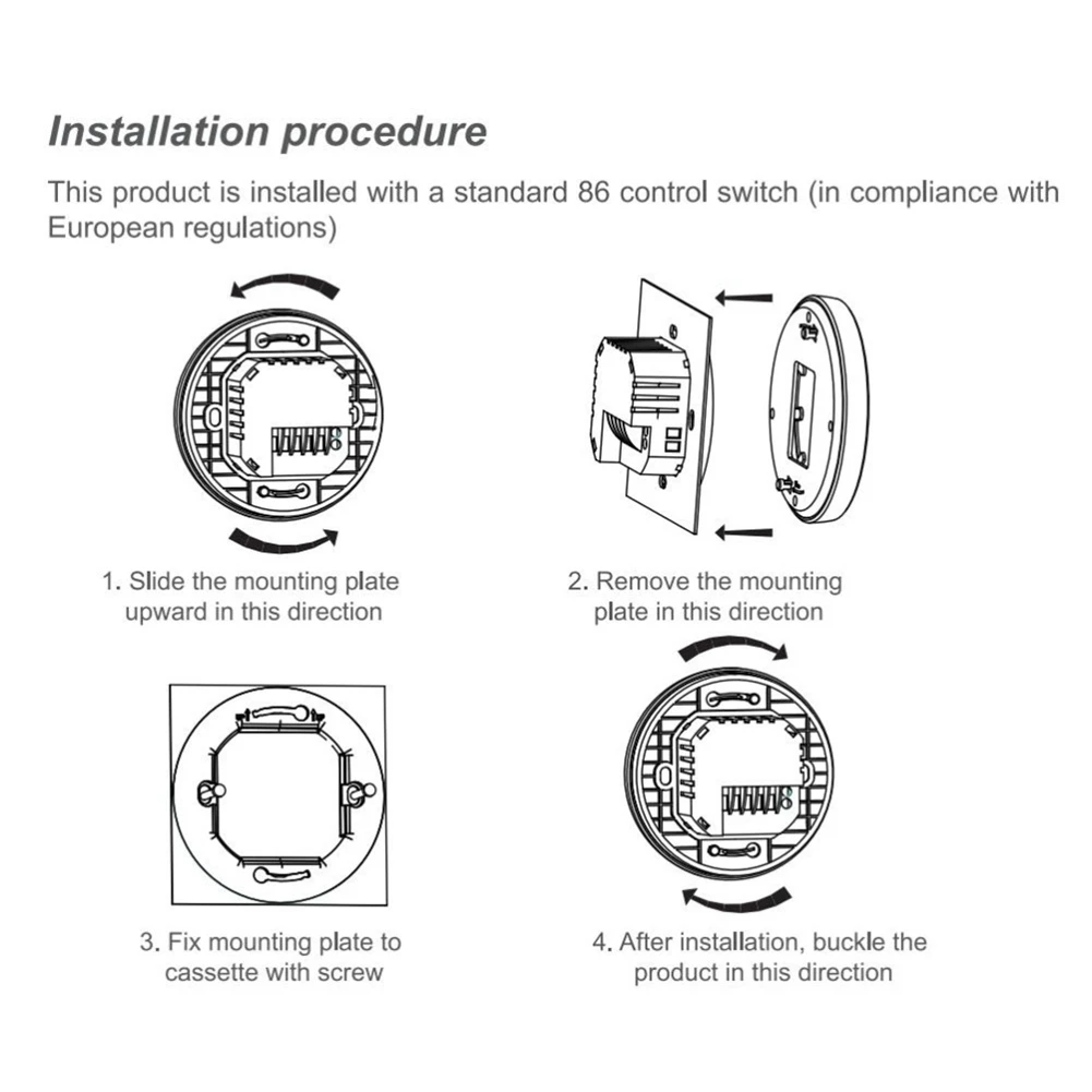 Wifi Intelligent Thermostat Smart Tuya Wifi Temperature Controller APP Control Temperaturen01r