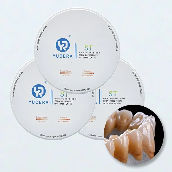 

Yucera Zirconia Blocks , ST Sintering Zirconia Blocks CE Approved Zirconia Crucible