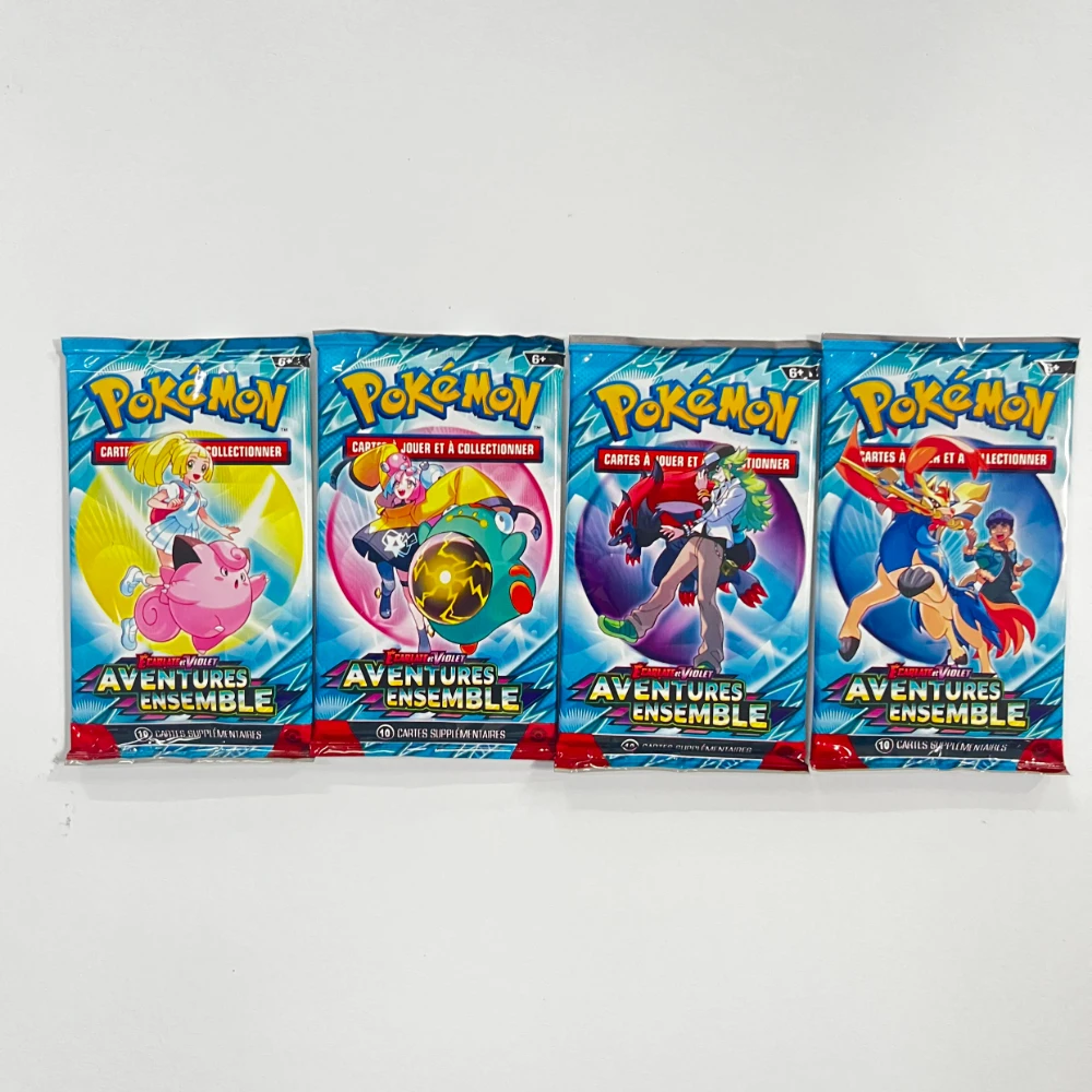 40 шт. французская карта покемонов SCARLET VIOLET 151 блестящие звезды темноты аблаз Покемон бустер боевая транзакционная карта детский подарок