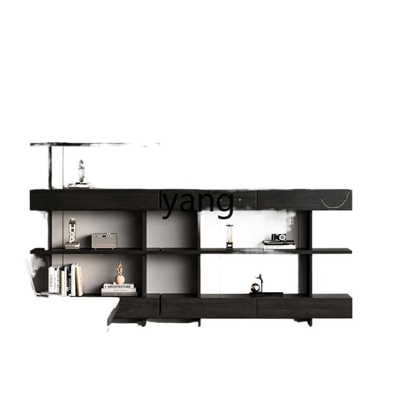 

LH Office Wall-Mounted Floor Storage Rack Multi-Layer Display Cabinet