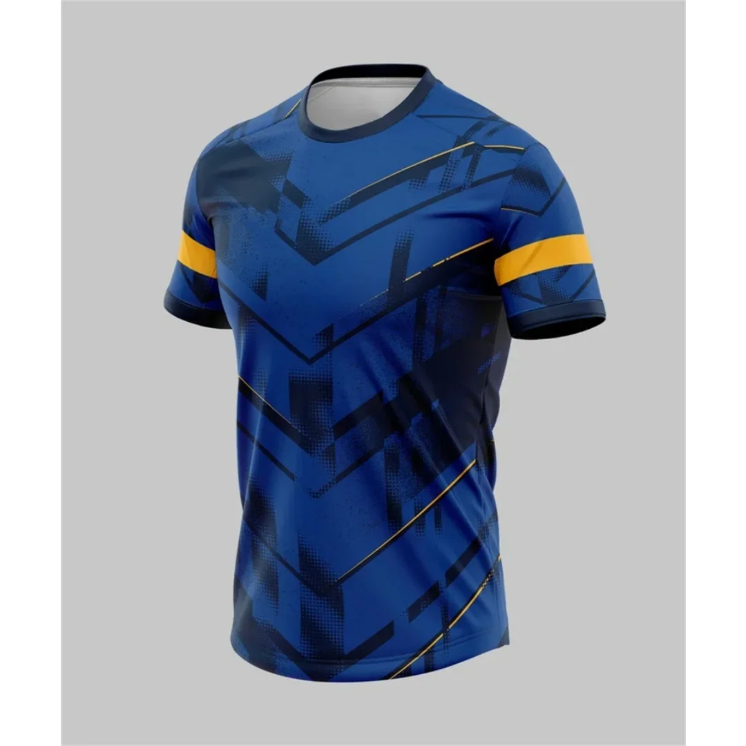 Sports Football Jerseys Outdoor Running Fitness T-Shirt 3d Printing Summer Dry Quickly Men's T-Shirt  Clothing Tee