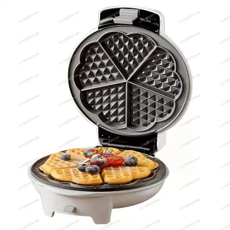 Multifunctional Timed Electric Breakfast Maker, Waffle, Egg Roll, Chicken Roll & Sandwich Household Cake Pan Machine