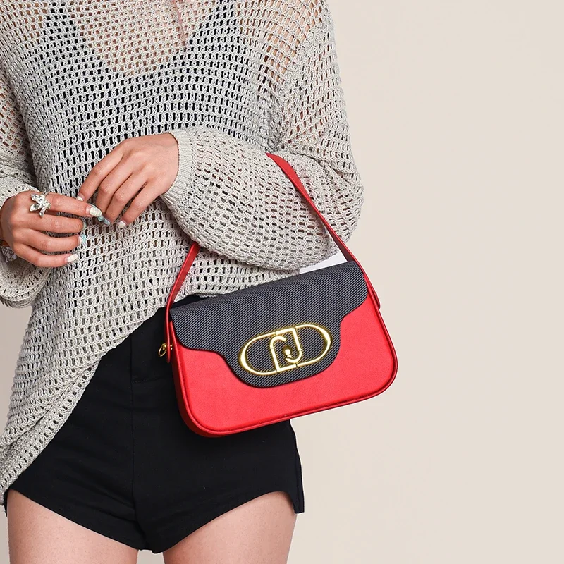 Luksusowa torebka damska inspirowana stylem paryjskim, o minimalistycznym, vintage wyglądzie i dużej pojemności.