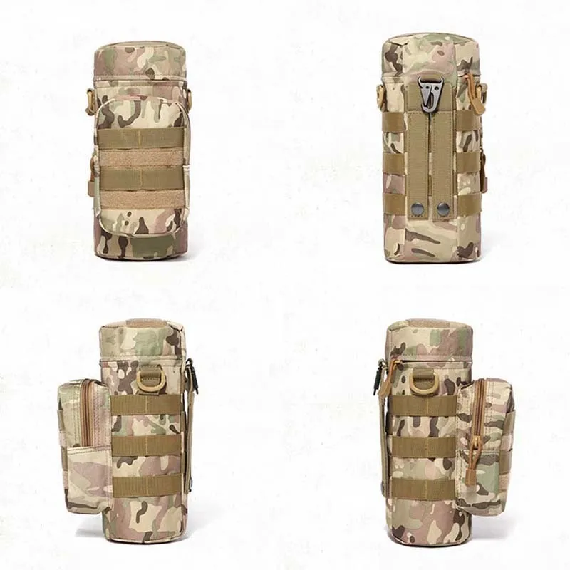 Travel Kettle Set Outdoor Tactical Military Molle System Water Bags Bottle Holder Multifunctional Bottle Pouch Bag NEW