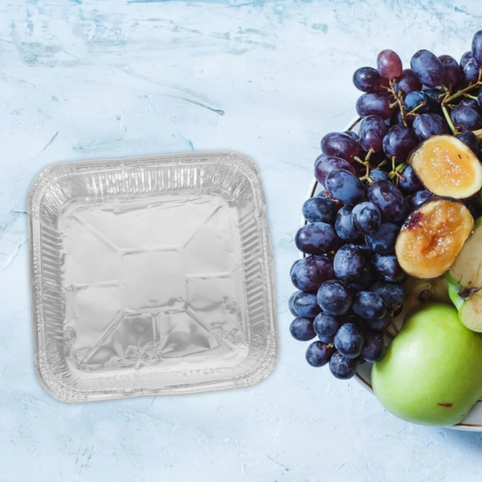 

30pcs Disposable Baking Foil Pans Air Fryer Disposable Aluminum Foil Liners Cake Baking Aluminum Foil Pans Baking Pans Disposabl