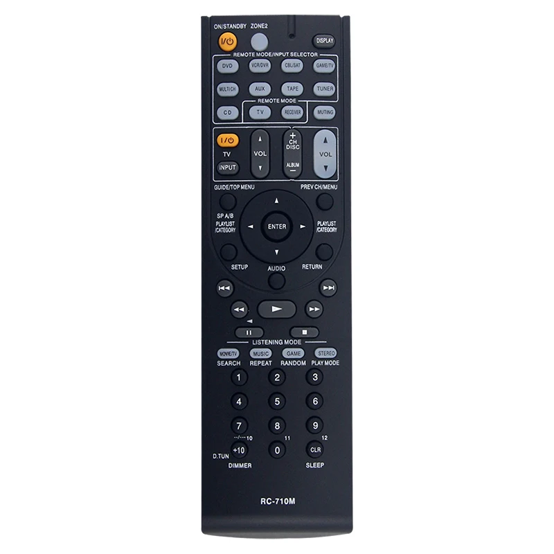 

Compatible with Onkyo AV Receiver TX-SR606 TX-SR606S TX-SR606B HT-S7100 Remote Control RC-710M spare parts