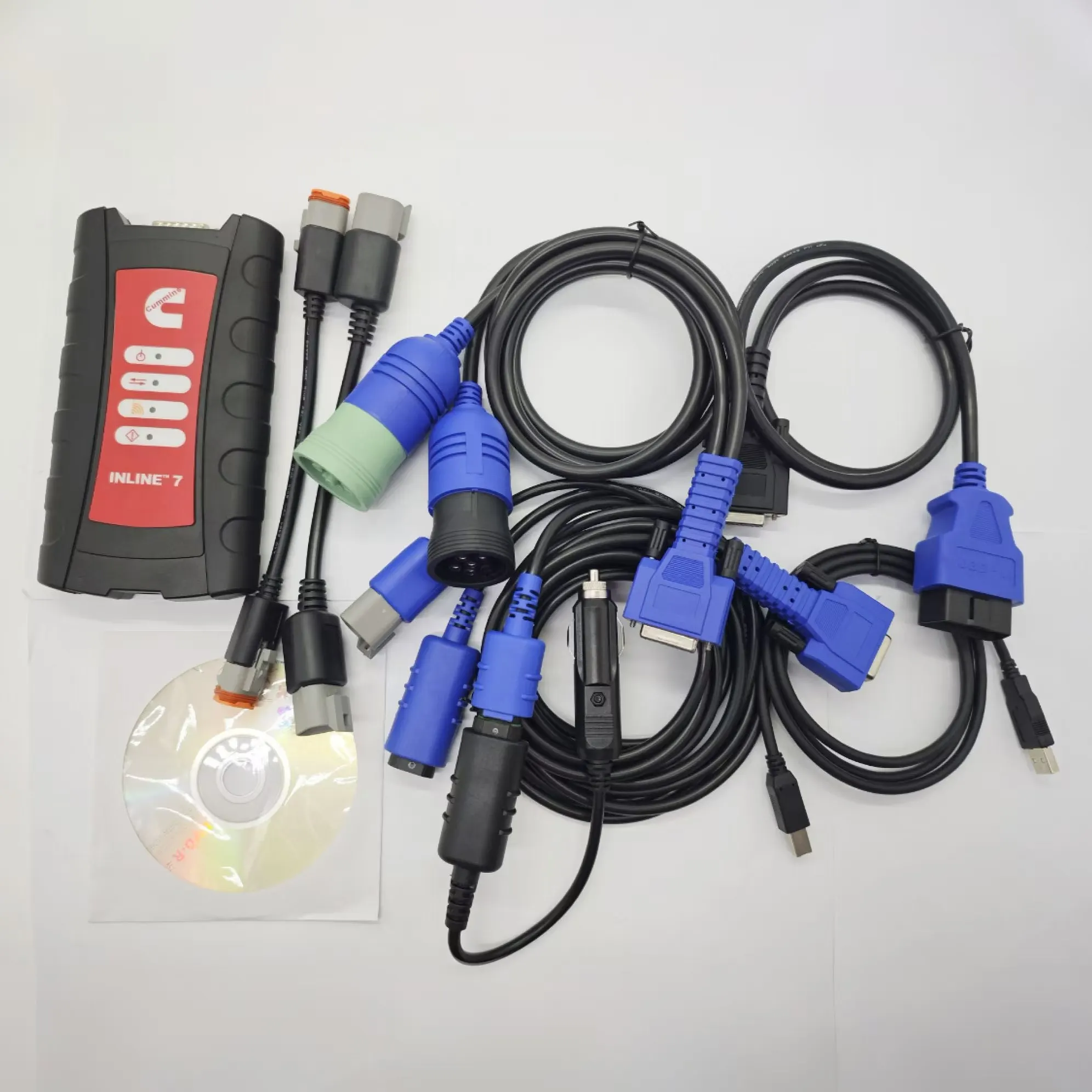 For Cummins INLINE 7 Data Link Adapter for Cummins Diagnostic Tool With for Cummins 8.7 Software