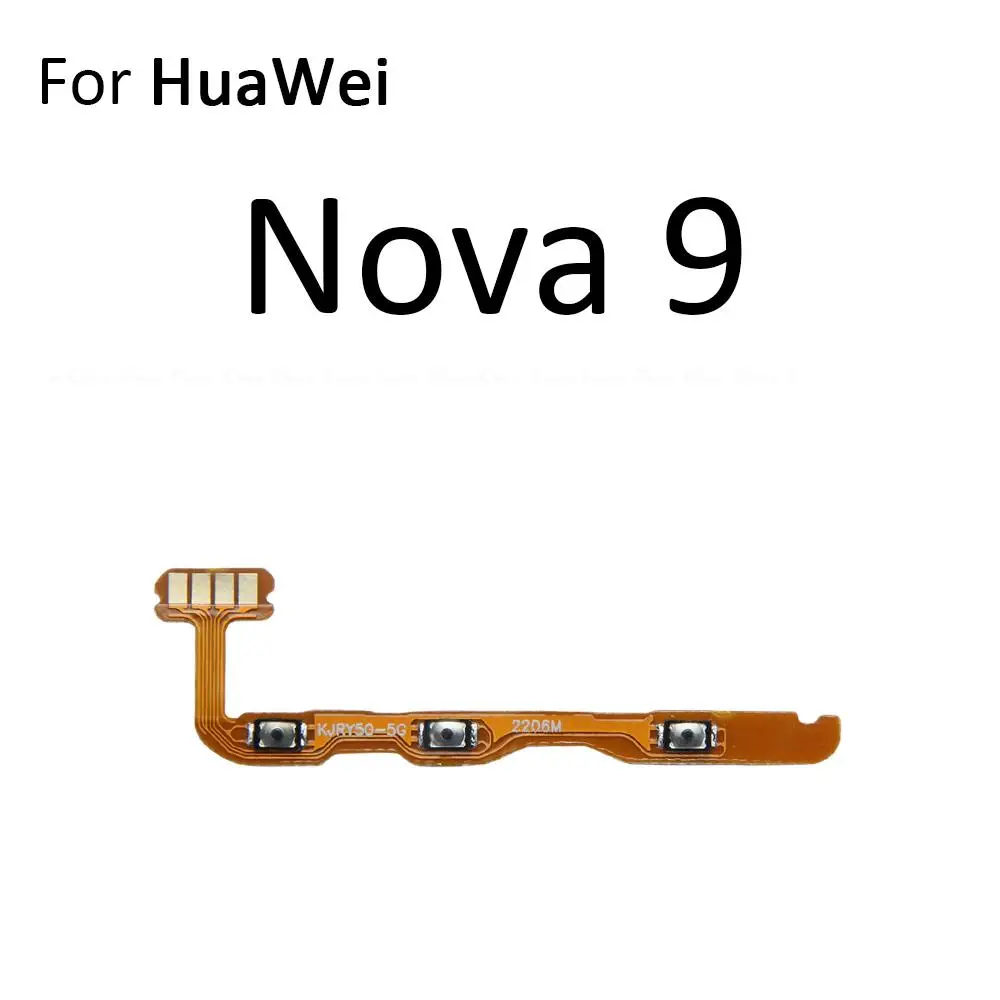 Mute Switch Power Key Repair Parts For HuaWei Nova 10 10z 9 8i Y61 Y70 Y71 Y90 Pro Plus SE ON OFF Volume Button Control Flex image 6