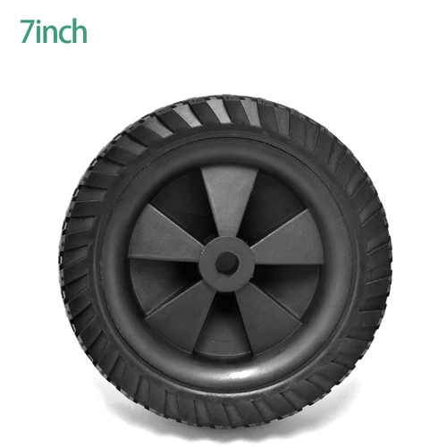 Imagen 1 del producto Ruedas de repuesto silenciosas antideslizantes con absorción de impacto, compresor de aire de 7 pulgadas, máquinas sin aceite, 1 unidad