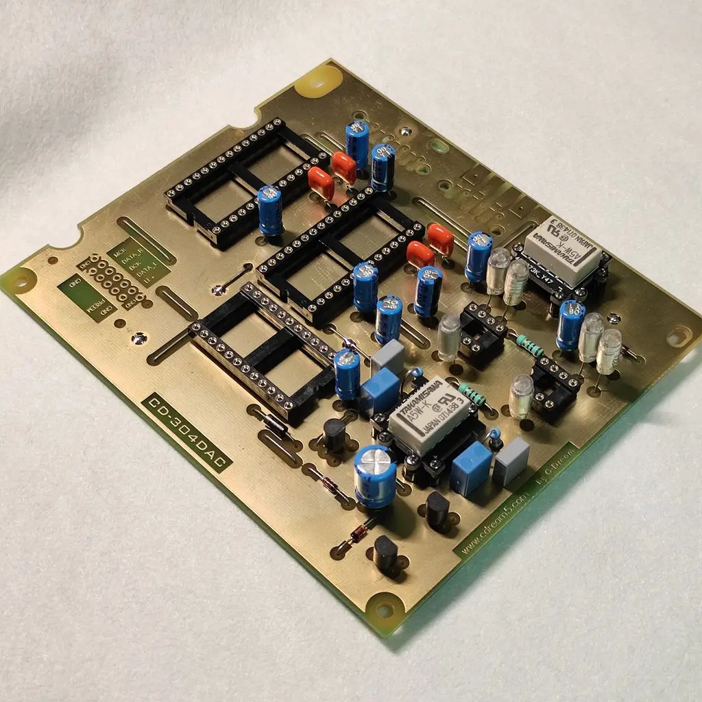 Nvarcher Philips CD-304 DAC decoder board replica TDA1540 decoding