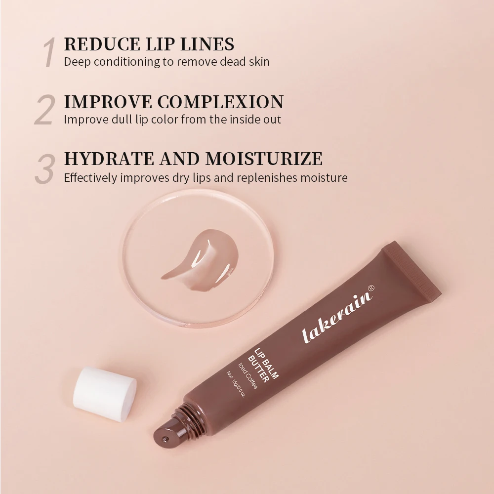 버터 립 밤 모이스춰 라이징 립 글로스 오일 오랫동안 지속되는 영양 스무딩 딥 하이 드레이션 데일리 케어 버터 립 밤 메이크업
