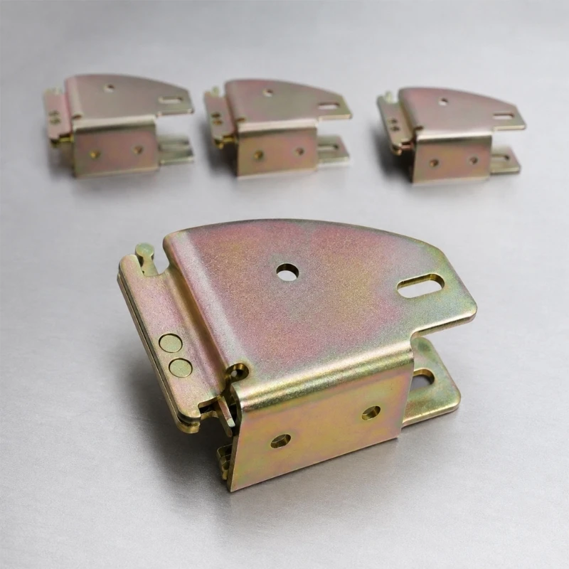 Towing Chain Connection Bracket Set for Trailers, Five U-Shaped Metal Bodies with Transverse Pins and Hairpin Clips for Towing