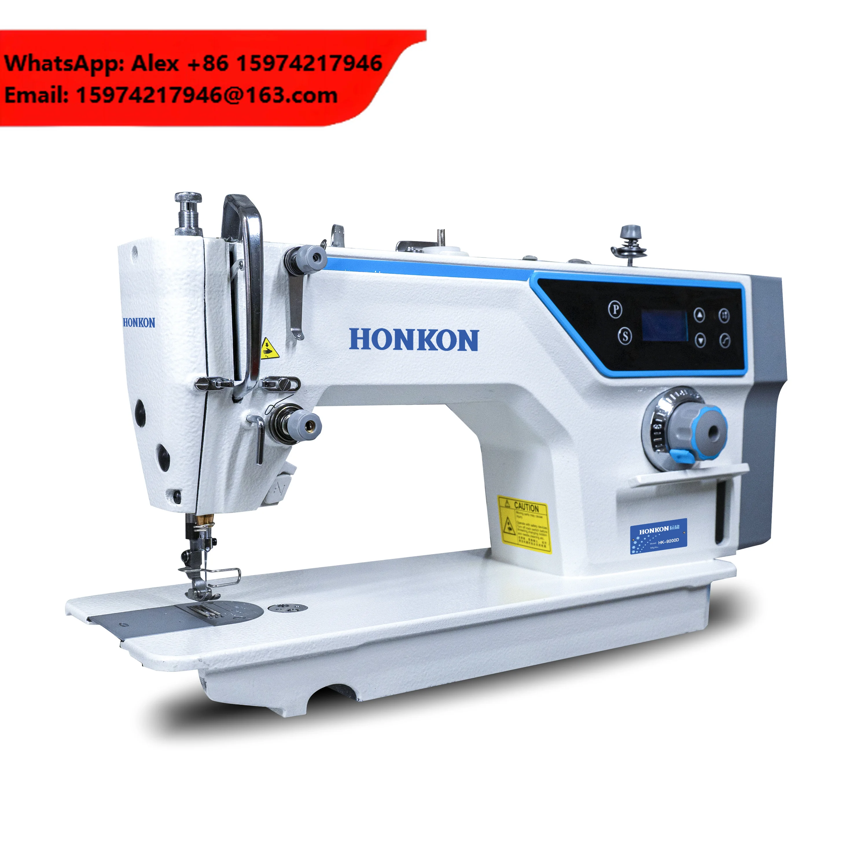 HK 9200D High-Speed Direct Drive Electronic Single Needle Lockstitch Industrial Sewing Machine New Flat-Bed For Home Use