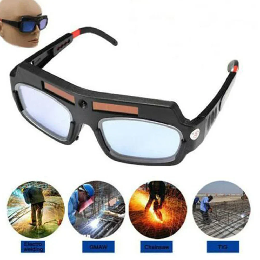 Welding Glasses Solar Goggle Automatic Darkening Welding Shield Resist Ultraviolet Rays Helmet Glasses Welder Glasses Parts