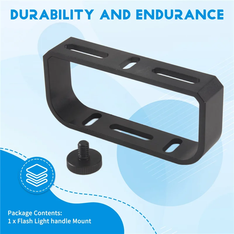 

Professional Diving Photographic Flashlight Handle Mount Scuba Flash Light U-Type Handle Mount