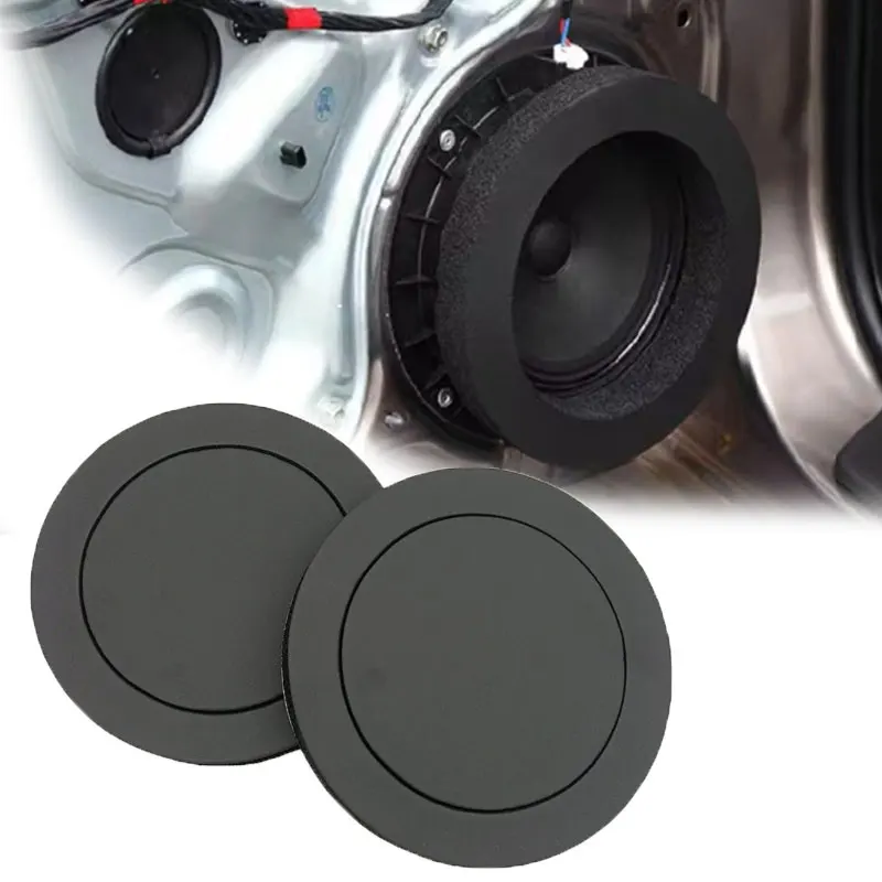 4/5/6.5 Inch Car Speaker Soundproof Cotton Foam Woofer Pad Sound Insulation Ring Self-Adhesive Car Interior Accessories