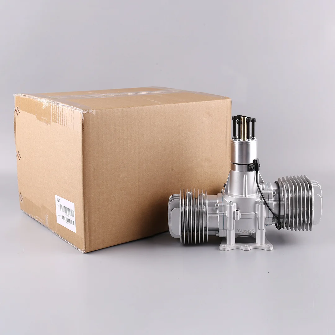 DLE120 double-cylinder fixed-wing aircraft model special multi-cylinder engine oil-powered aircraft 120CC engine aircraft model