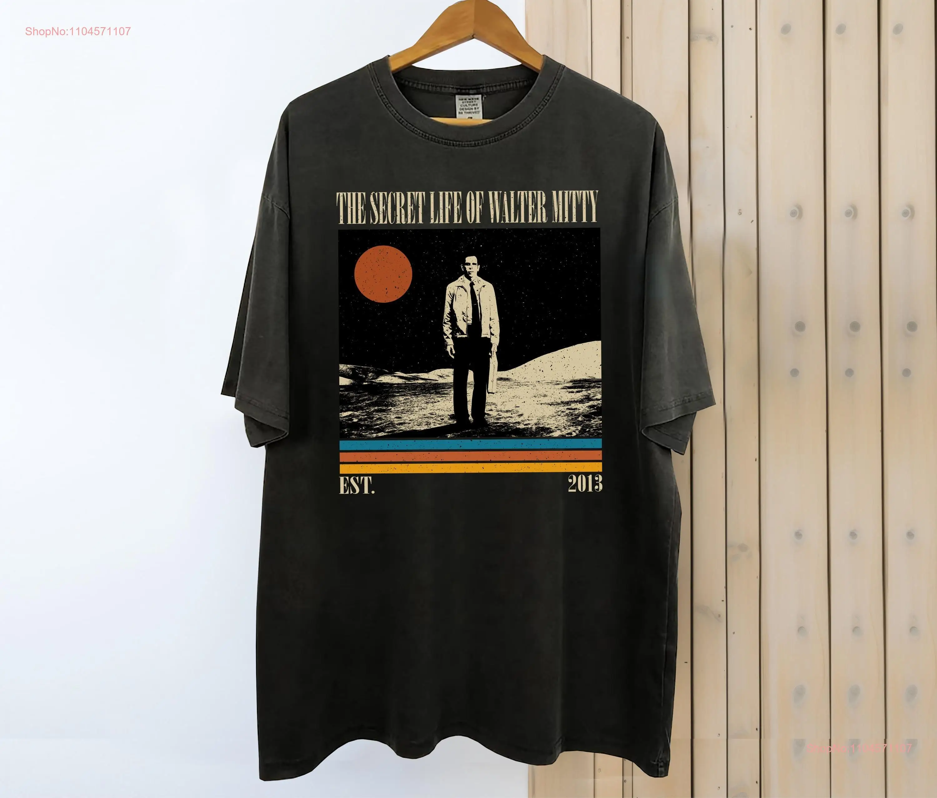 The Secret Life of Walter Mitty T Shirt Movie MinimalisT Vintage Retro Classic s for him long or short sleeves