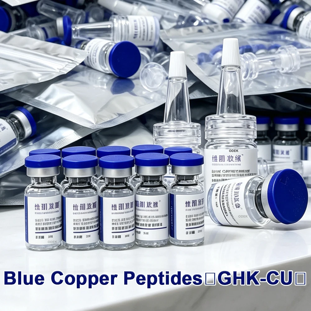 Blue Copper Lyophilized Powder Facial Skin Booster Serum Anti Wrinkle Firming Improve Skin Elasticity Repair Skin Barrier