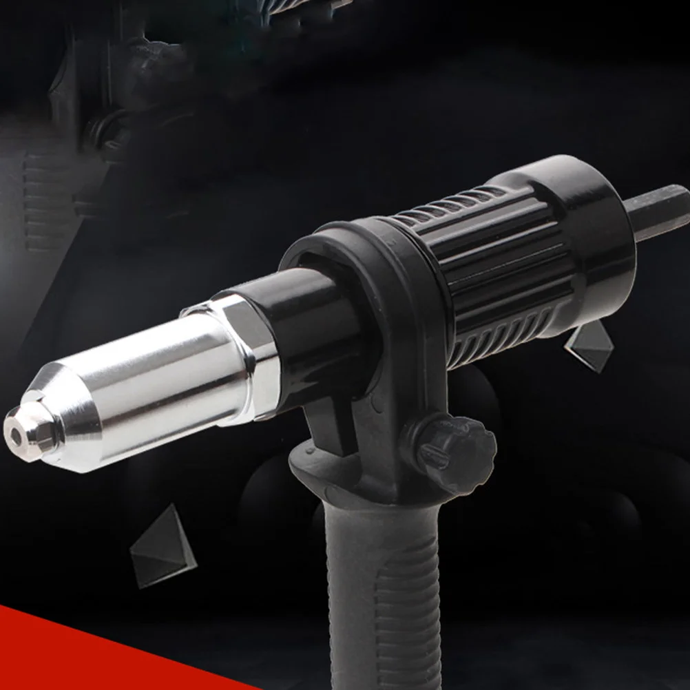 1세트 고급 하드 메탈 전기 리벳 어댑터 내구성 빠른 탈착 리벳 기계 조인트