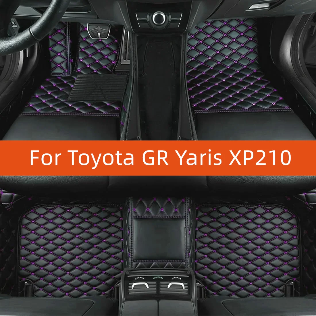 

Custom Leather Car Floor Mat For Toyota GR Yaris XP210 2020 2021 2022 2023 2024 2025 2026 2027 Car Mat Interior Accessories