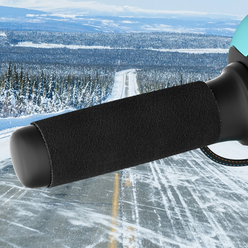 

Heated Motorcycle Handlebar Grips IP67 Waterproof Electric Heated Grip Cover 5 Gear Handlebar Hand Warmer for Winter