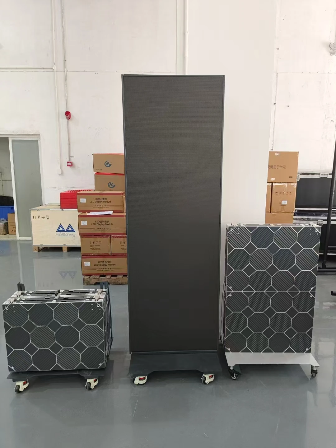 WIFI USB Control Stehende Led Poster Display 1920X640mm Tragbare Led Poster Bildschirm Faltbare Indoor Led Display bildschirm Poster