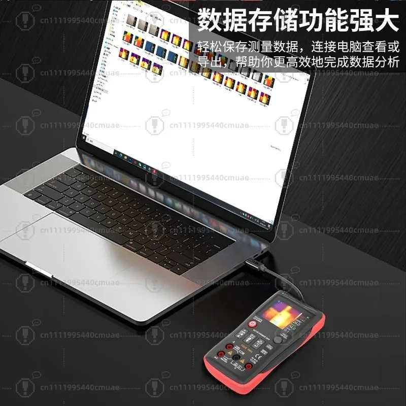 Handheld high definition thermal imager multimeter industrial circuit board floor heating maintenance detector view 4