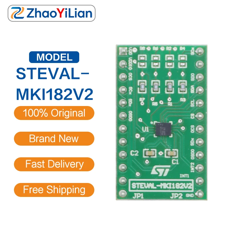 For STEVAL-MKI182V2 ST LSM6DSOX IMU Evaluation Board 6 Axis Accelerometer Gyroscope Sensor Demo Board