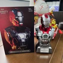 Mk5 Marvel Iron Man Bust Decompression Bluetooth Speaker Action Figure Collection Desktop Ornaments Anime Peripherals Boy Gifts