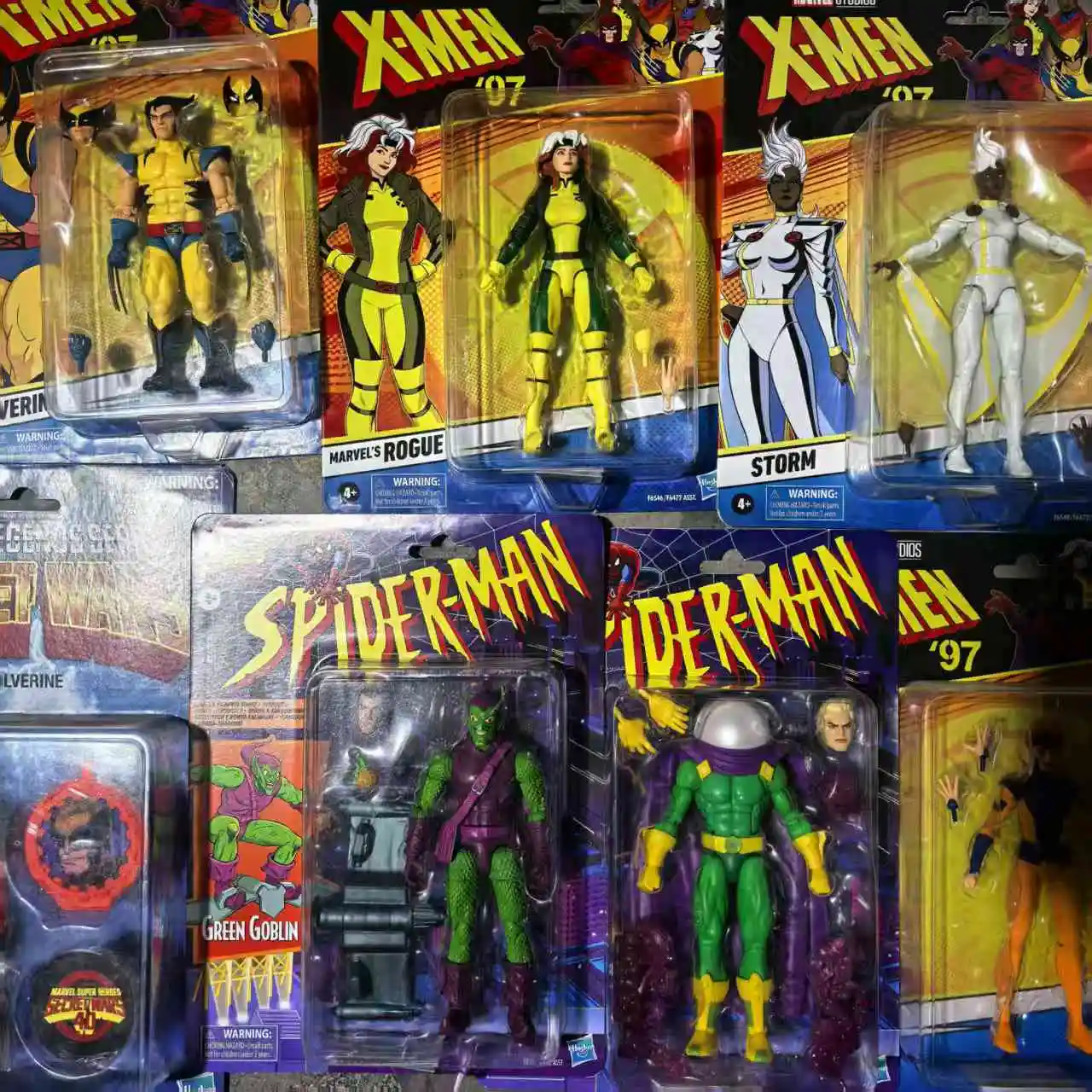 Hasbro Marvel Legends Series Spider-Man Rogue Wolverine Cyclops Mysterio Jean Grey Venom Storm figura de acción juguete para regalo modelo